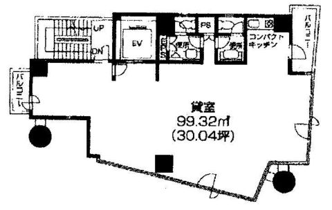 西梅田 貸店舗事務