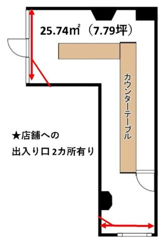 梅田　貸店舗事務