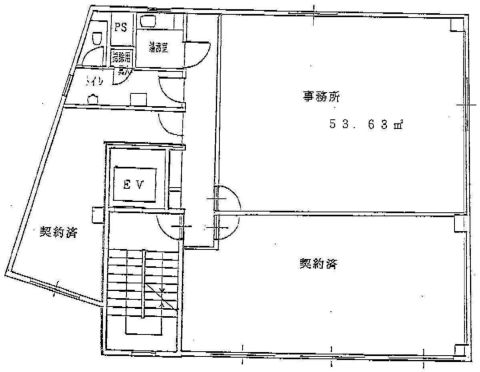 西梅田 貸店舗事務