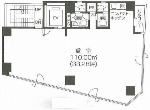 西梅田 貸店舗事務