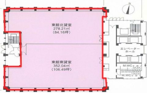 西梅田 貸店舗事務