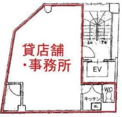 東梅田 貸店舗事務
